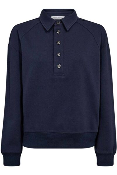 Dengi polo sweat navy Co’Couture