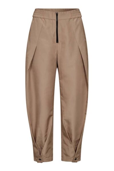 Trice pleat LL pant sand Co’Couture