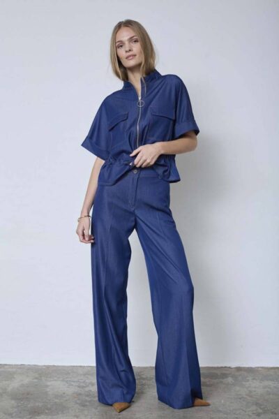 Terry vest navy Co’Couture