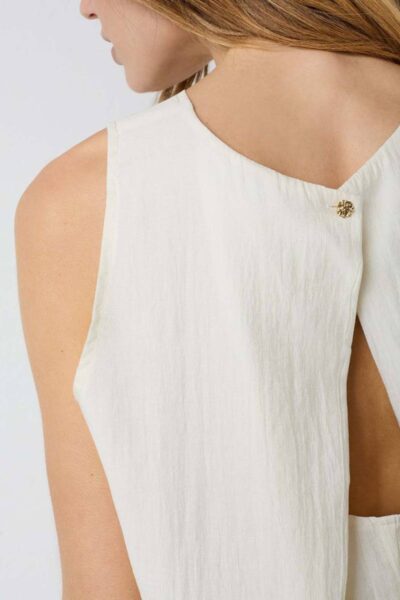 Aura top off white Co’Couture