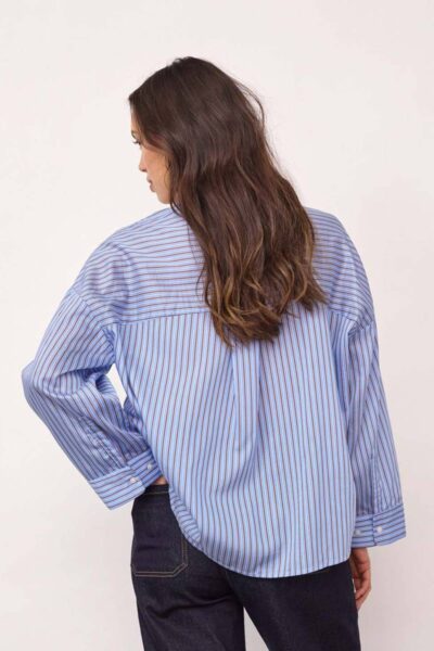 Anica ls shirt blue Co’Couture