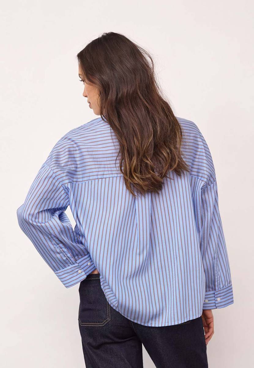 Anica ls shirt blue Co'Couture - Afbeelding 3