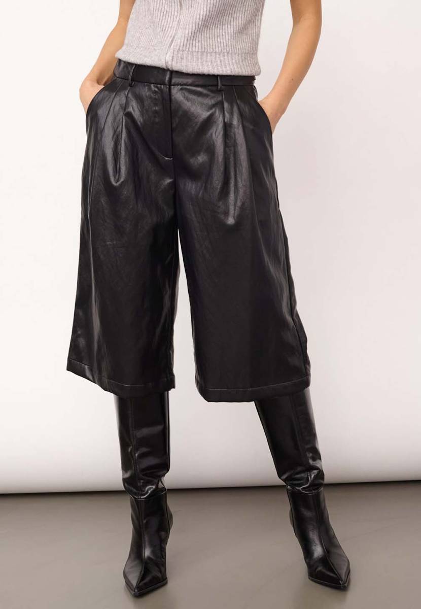 Gitt pleat bermuda black Co'Couture - Afbeelding 2