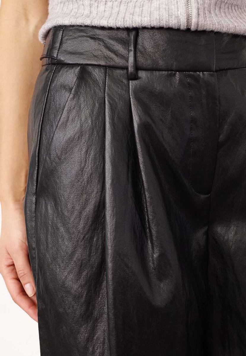 Gitt pleat bermuda black Co'Couture - Afbeelding 4