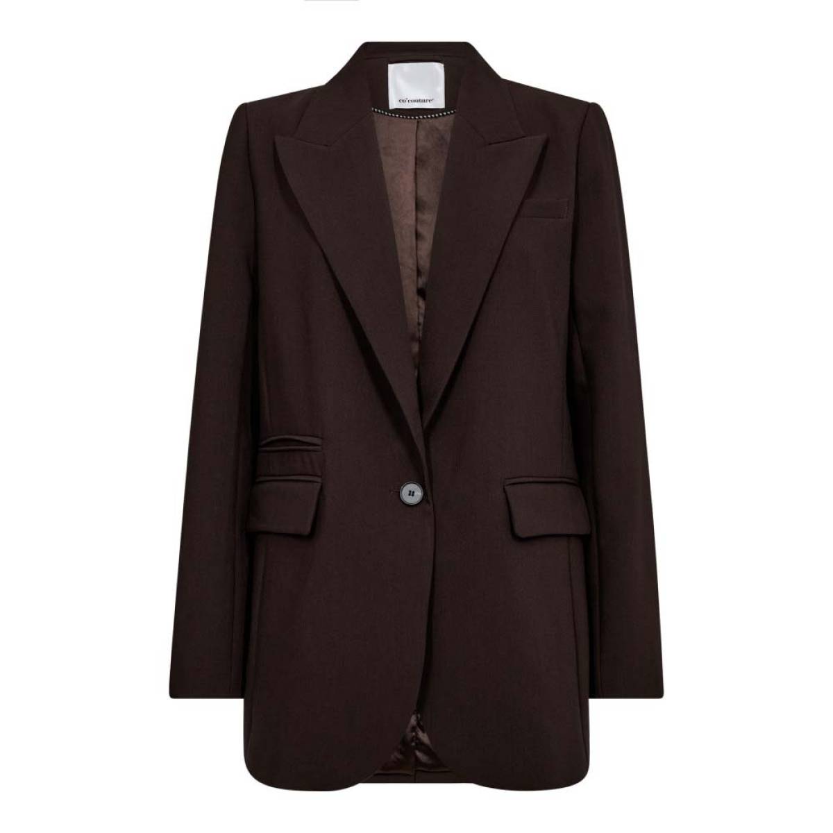 Vola single oversize blazer dark brown Co'Couture - Afbeelding 6