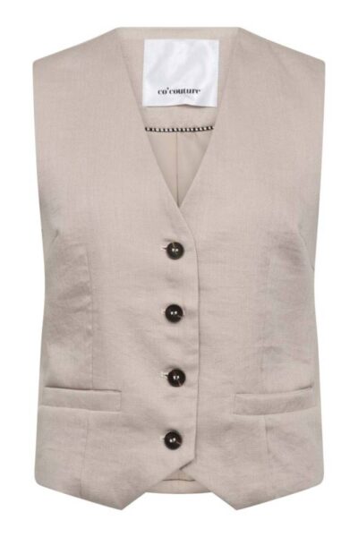 Eva vest walnut Co’Couture