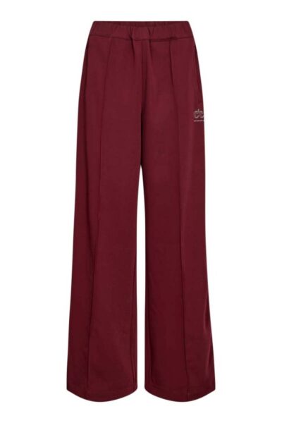 Amina crease pant 30 burgundy Co’Couture