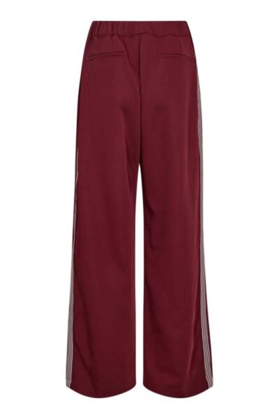 Amina crease pant 30 burgundy Co’Couture