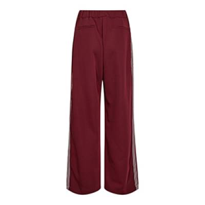 Amina crease pant burgundy Co’Couture