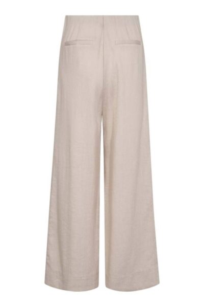 Eva pleat pant walnut Co’Couture