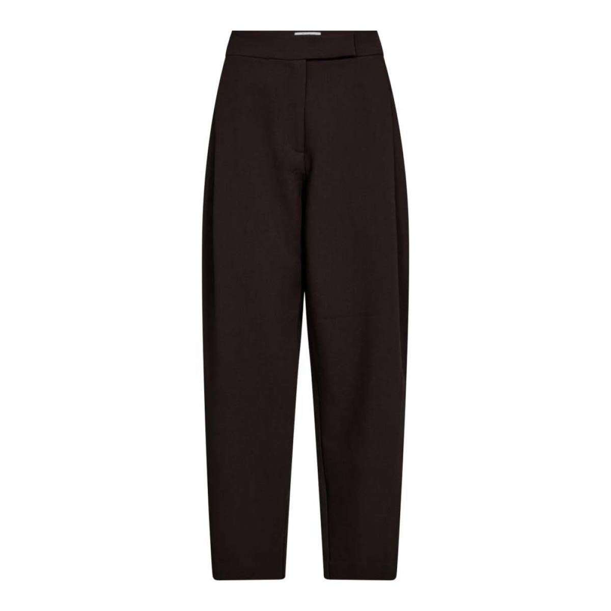 Vola carrot pleat LL pant dark brown Co'Couture - Afbeelding 9