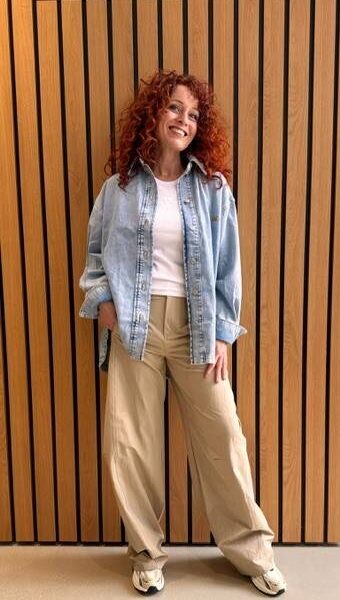 Maria pant khaki Co’Couture