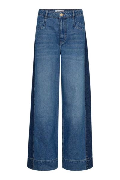 Bilbao wide LL jeans denim blue Co’Couture