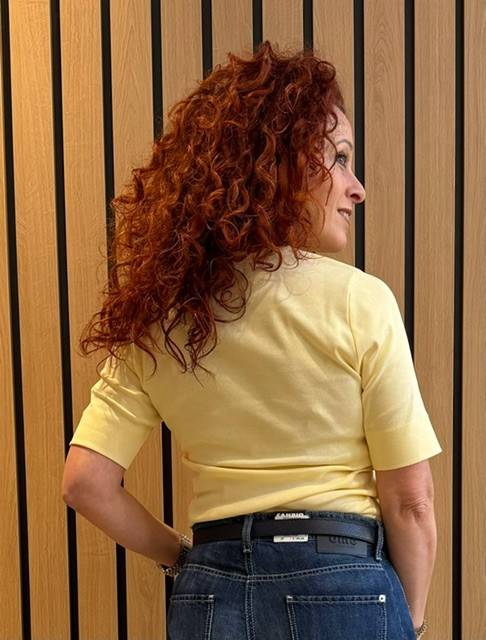 Granny SS tee pale yellow Co'Couture - Afbeelding 4