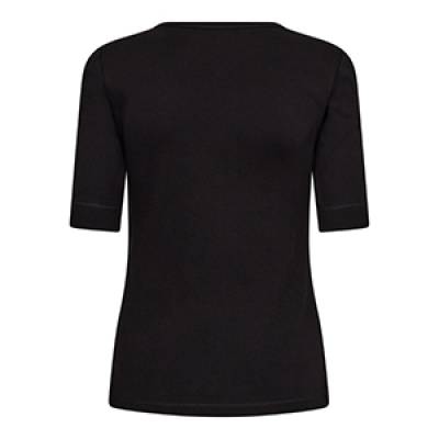 Granny logo tee black Co’Couture