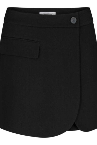 Vola wrap skirt black Co’Couture