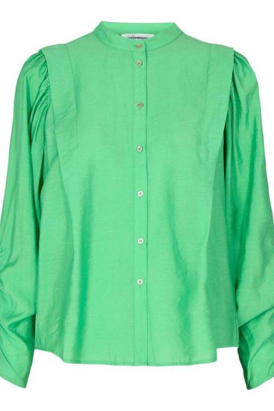 Callum wing shirt vibrant green Co’Couture