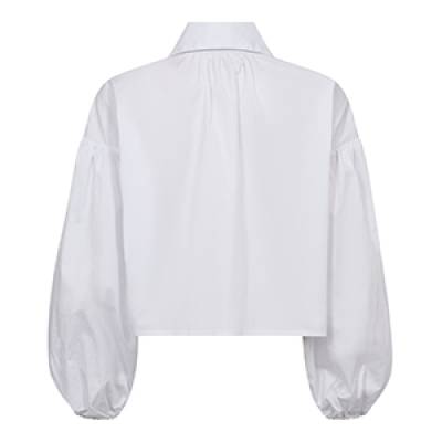 Cotton crisp crystal shirt white Co’Couture
