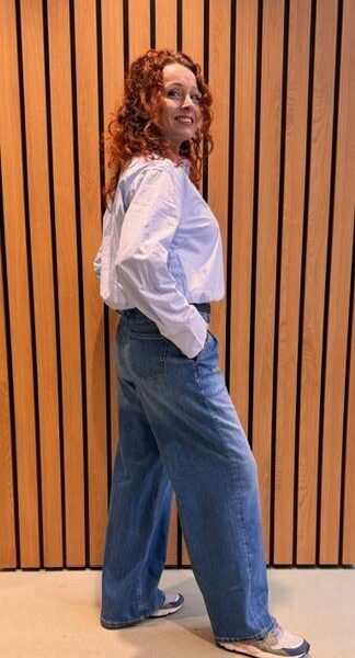 Dandy balloon shirt pale blue Co’Couture