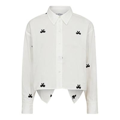 Ria ribbon shirt white Co’Couture