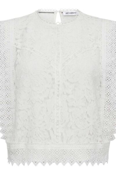 Lana lace top white Co’Couture