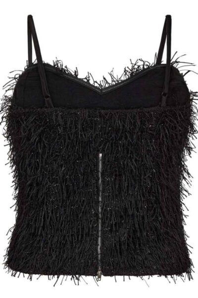 Gonzo v-top black Co’Couture