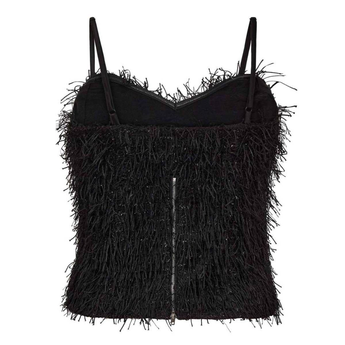 Gonzo v-top black Co'Couture - Afbeelding 2