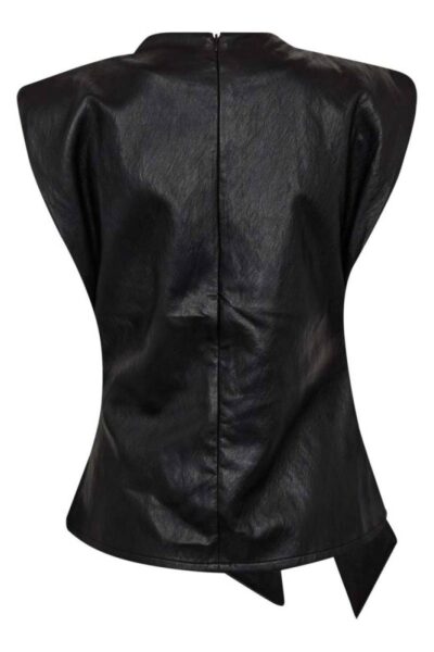 Gitt pleat top black Co’Couture