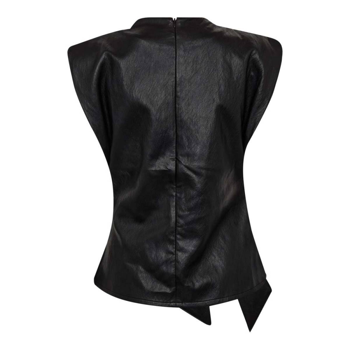 Gitt pleat top black Co'Couture - Afbeelding 3