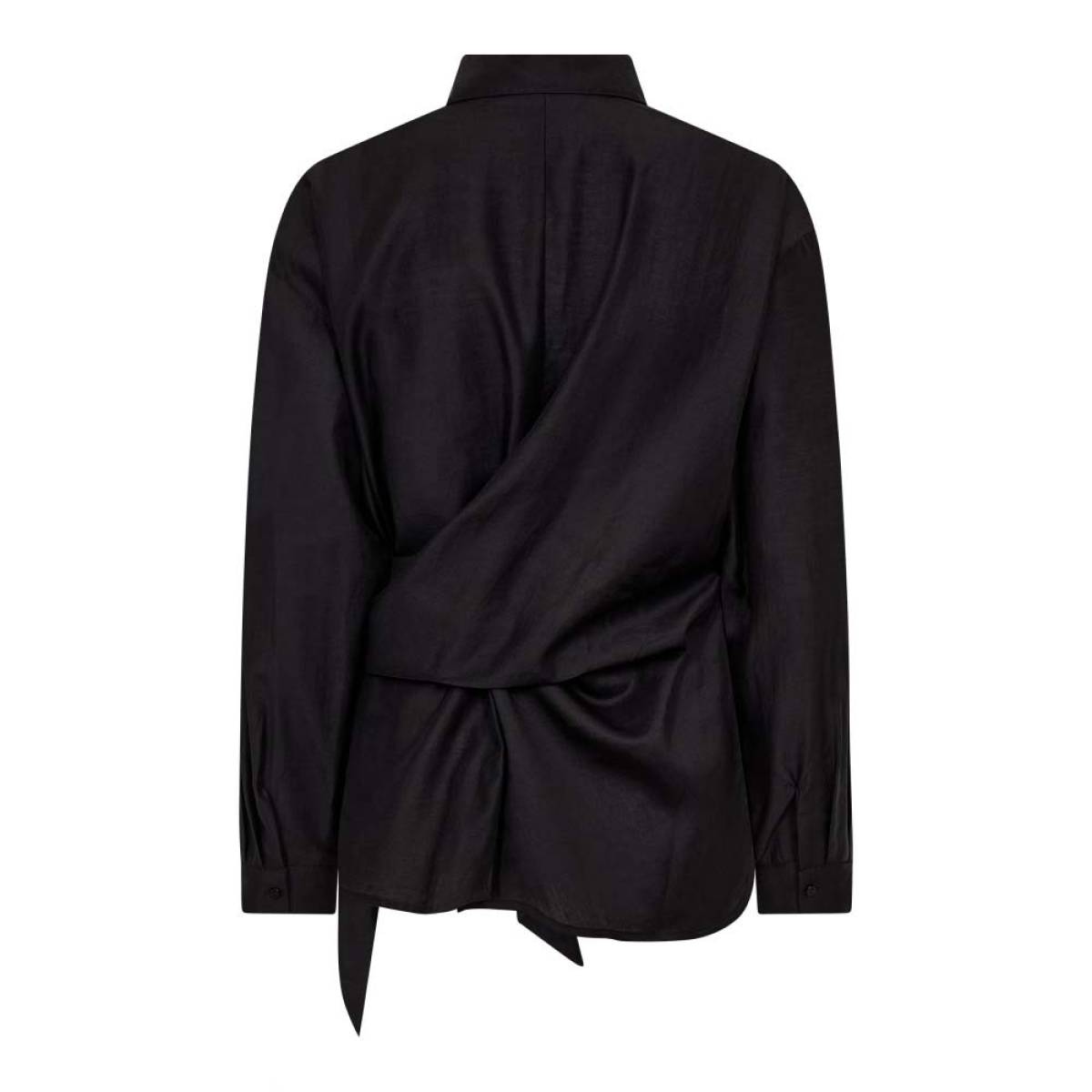 Idina tie shirt black Co'Couture - Afbeelding 5