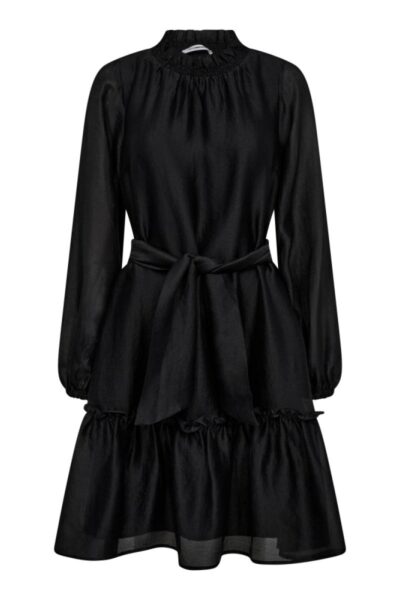 Monique ls belt dress black Co’Couture