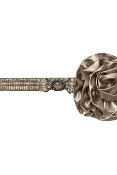 Metallic rose belt bronze Co’Couture