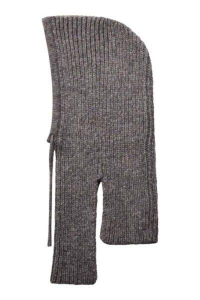 Hailey balaclava knit mid grey Co’Couture