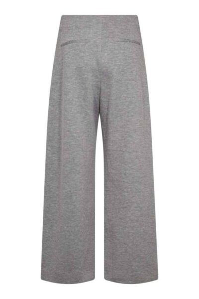 Lance pleat LL sweatpant grey melange Co’Couture