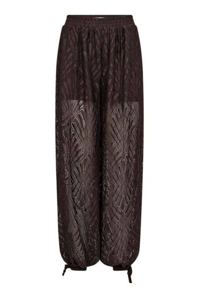 Leti balloon LL pant dark brown Co’Couture