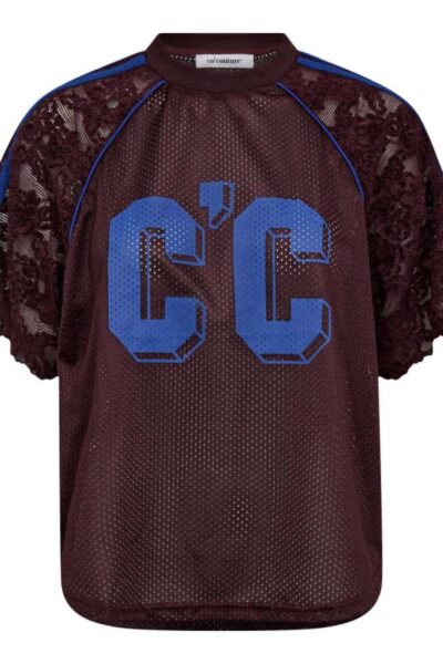 Trey lace tee new blue Co’Couture