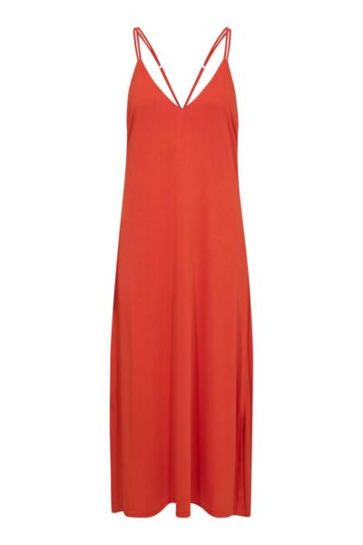 Camilla strap dress flame Co’Couture
