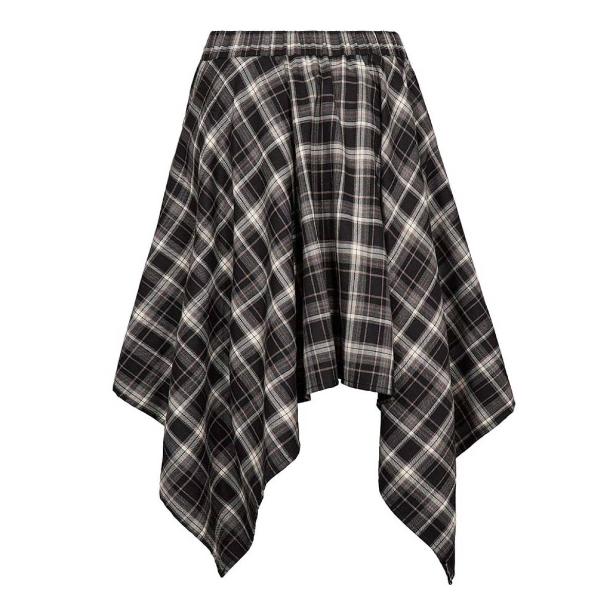 Dagny check tie skirt black Co'Couture - Afbeelding 6