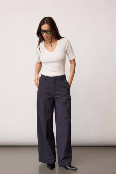Demi barrel pant L34 navy Co Couture