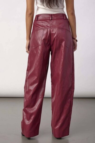 Gitt pant berry red L34 Co’Couture