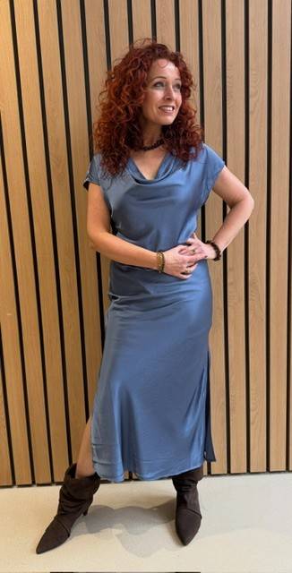 Idun wing dress dusty blue Co'Couture - Afbeelding 2