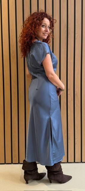 Idun wing dress dusty blue Co'Couture - Afbeelding 3