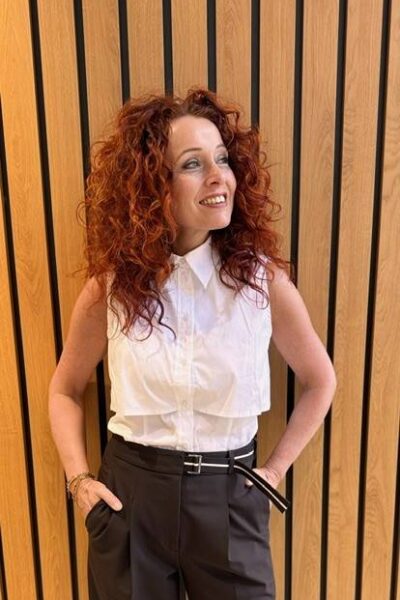 Sanna double layer top white Co’Couture
