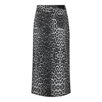 Leo denim slit skirt Co’Couture