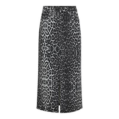 Leo denim slit skirt Co’Couture