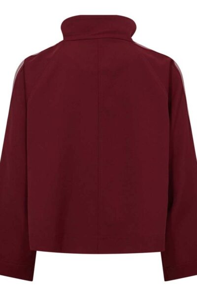 Amina box jacket burgundy Co’Couture