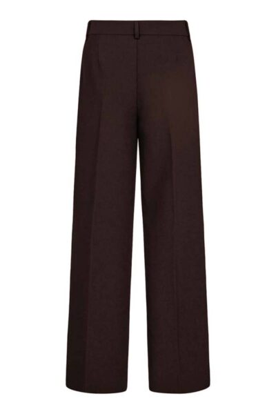 Vola wide pant dark brown Co’Couture