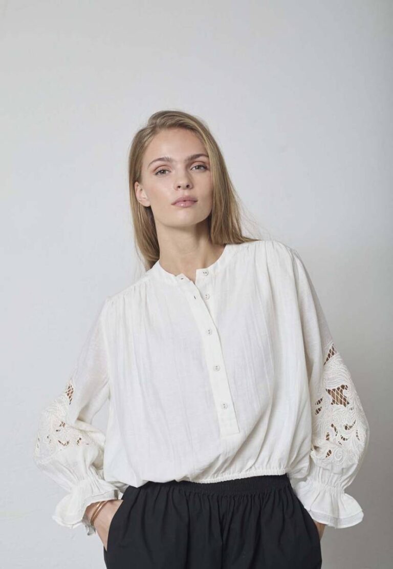 Stina blouse off white Co'Couture