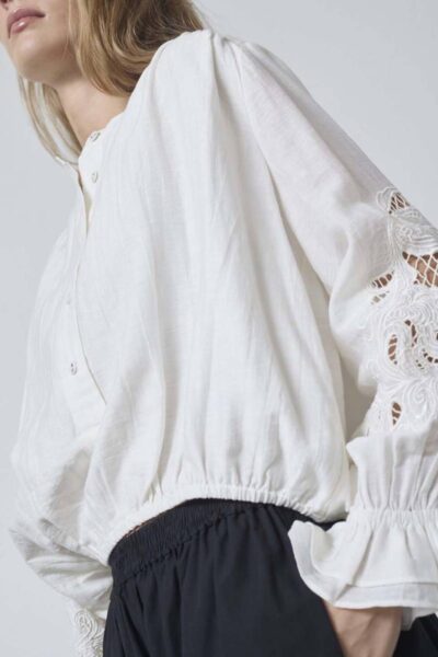 Stina blouse off white Co’Couture