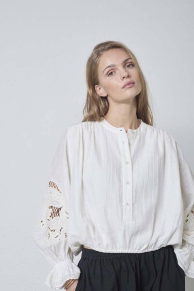 Stina blouse off white Co’Couture